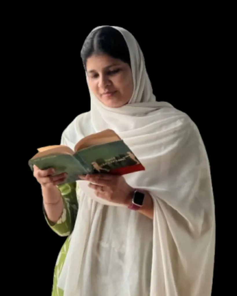 Freelance digital marketing expert in Malappuram reading a book